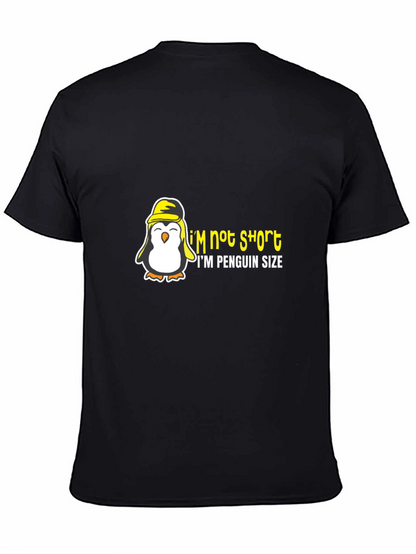 Penguin Size Humor Graphic T-Shirt