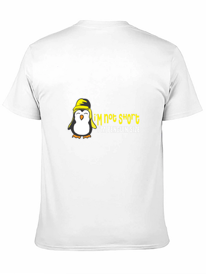 Penguin Size Humor Graphic T-Shirt