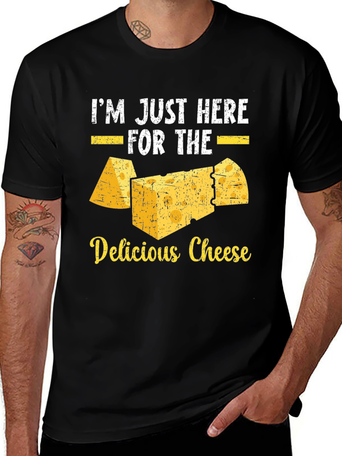 Delicious Cheese T-Shirt Funny Foodie Tee