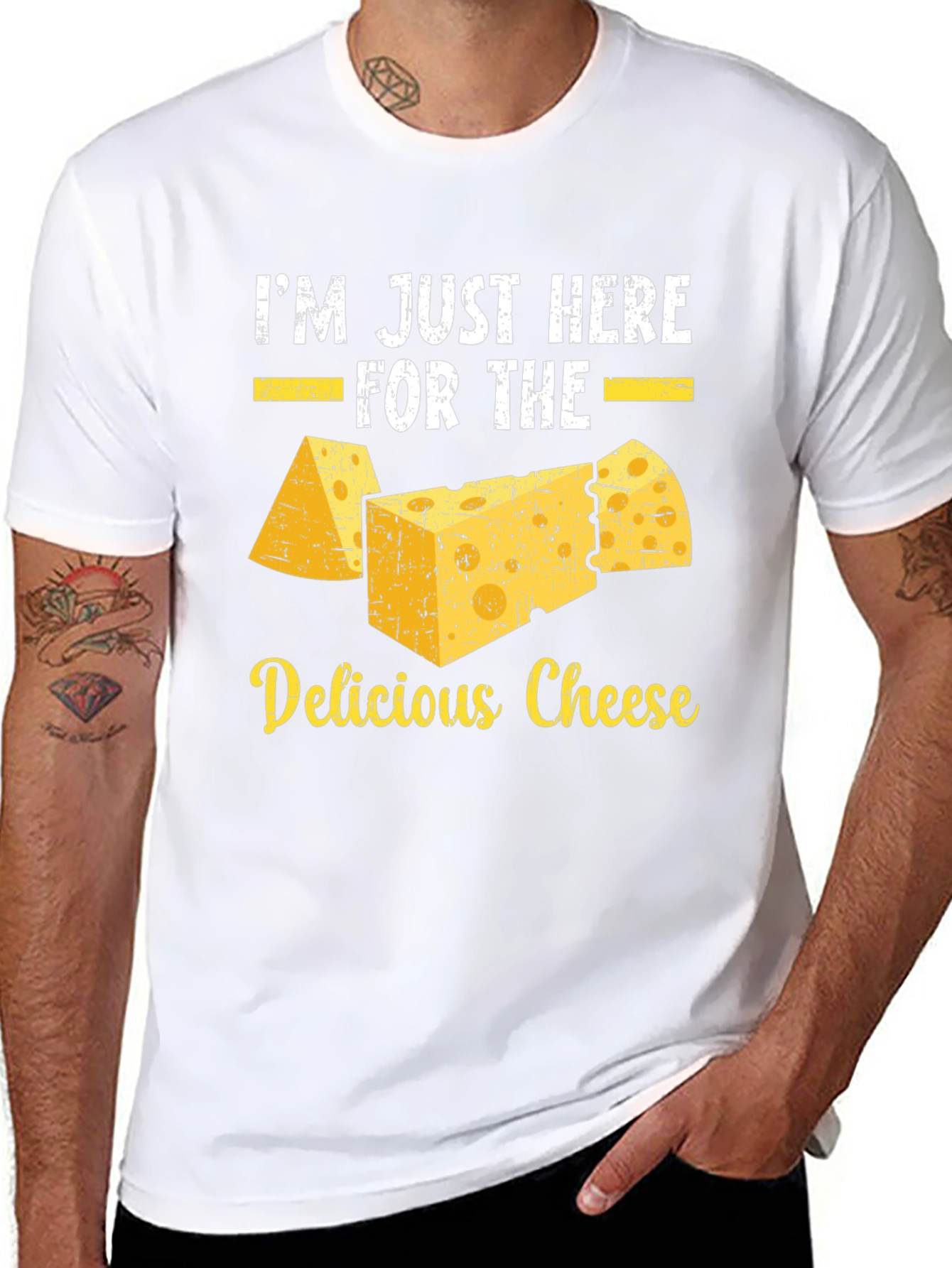 Delicious Cheese T-Shirt Funny Foodie Tee