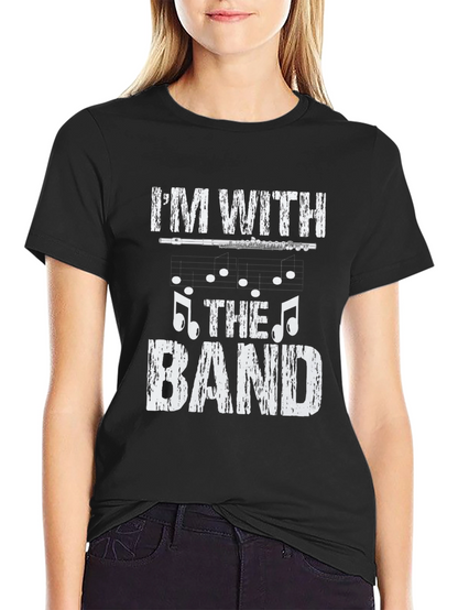 Im With The Band Black Graphic T-Shirt
