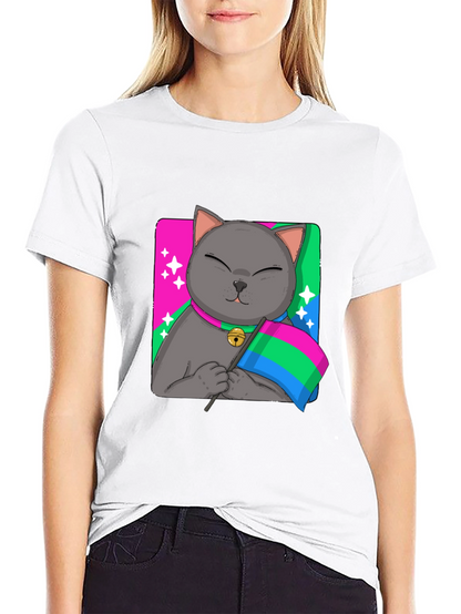 Pans Cat Pride T-Shirt - Unisex Softstyle Tee