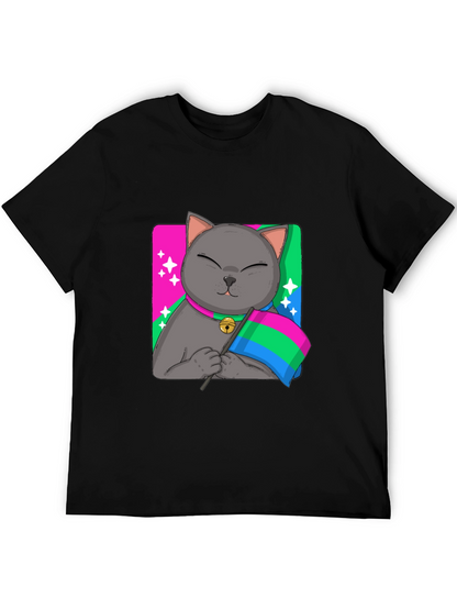Pans Cat Pride T-Shirt - Unisex Softstyle Tee