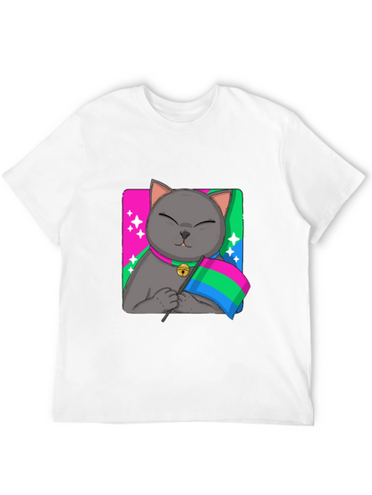 Pans Cat Pride T-Shirt - Unisex Softstyle Tee