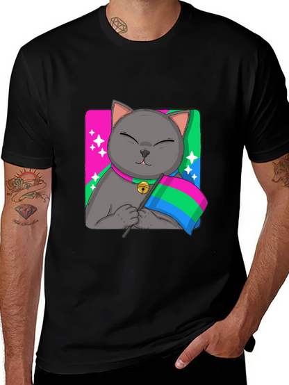 Pans Cat Pride T-Shirt - Unisex Softstyle Tee