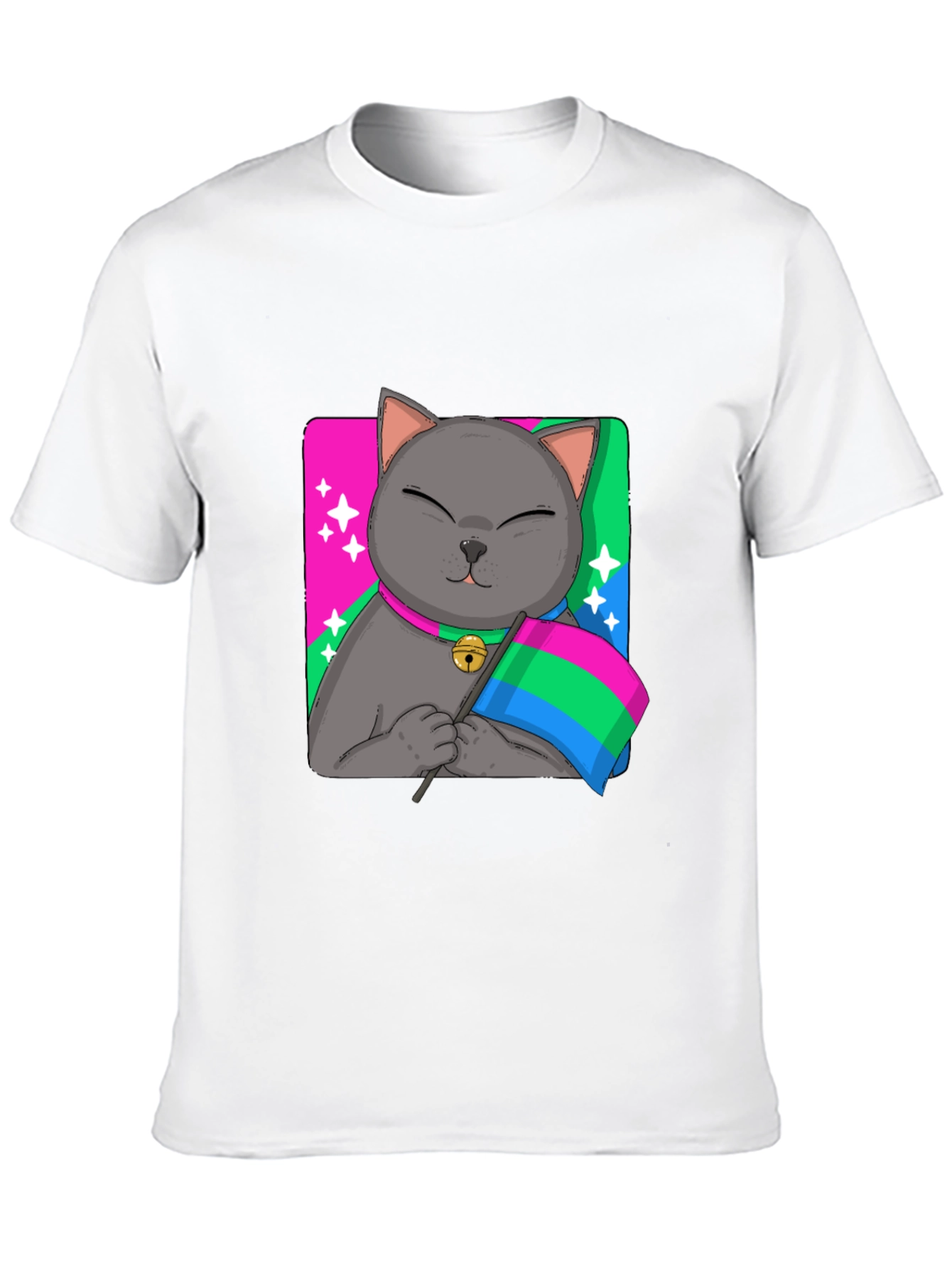 Pans Cat Pride T-Shirt - Unisex Softstyle Tee