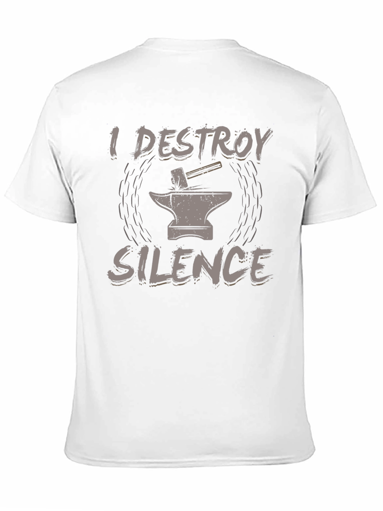 I Destroy Silence Black T-Shirt