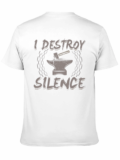 I Destroy Silence Black T-Shirt