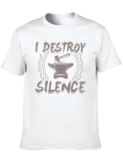 I Destroy Silence Black T-Shirt