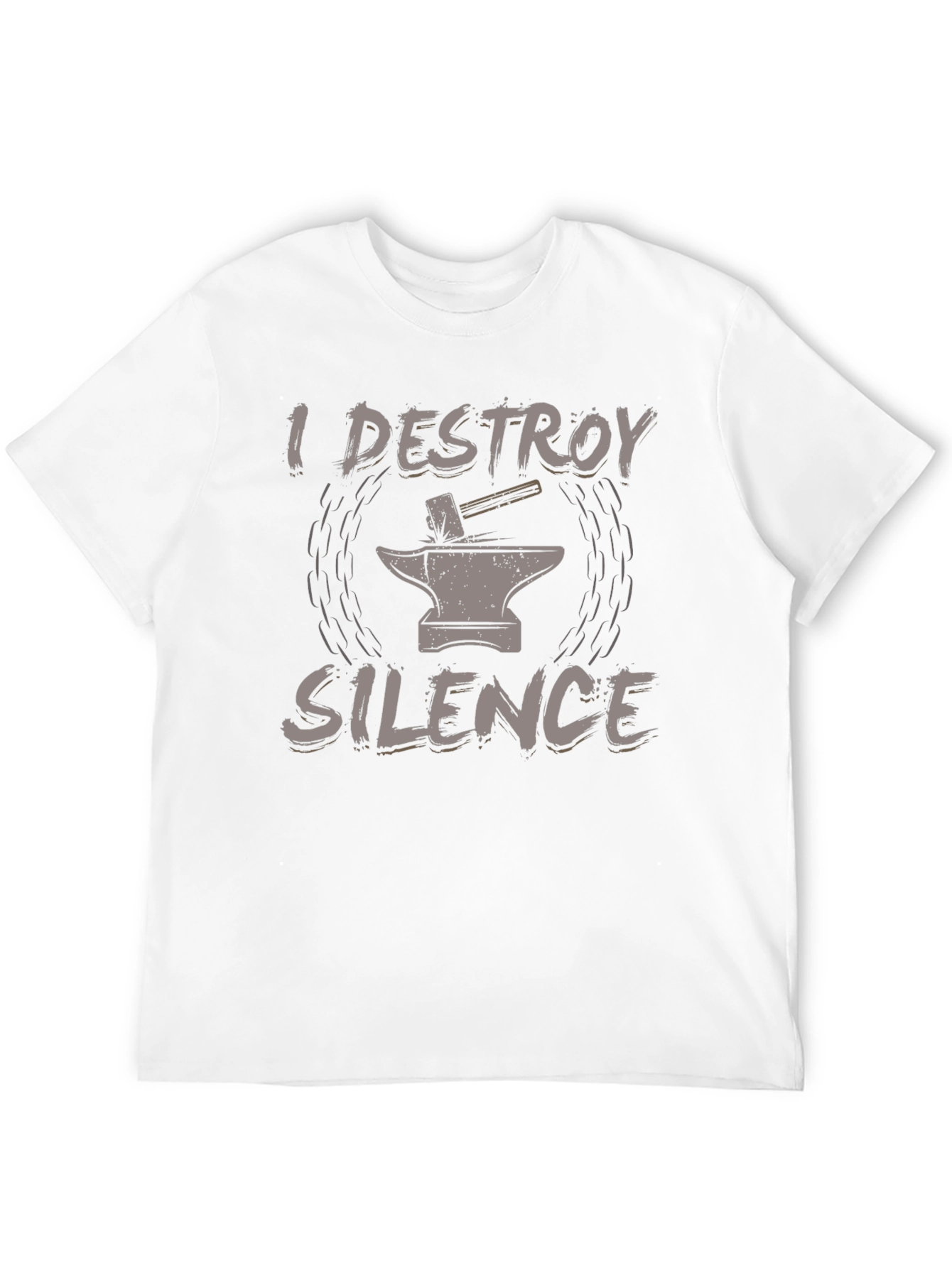 I Destroy Silence Black T-Shirt