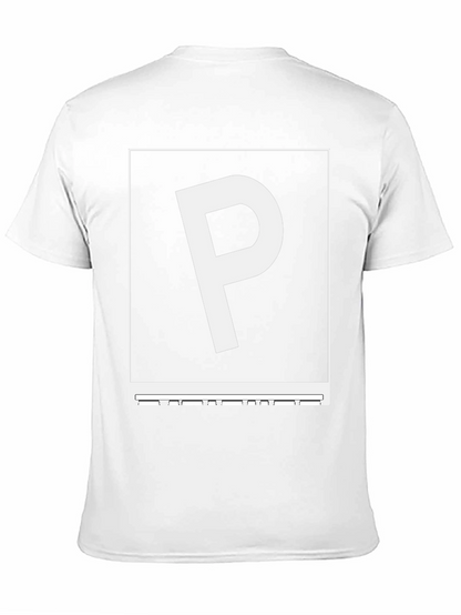 Graphic P Black Tee