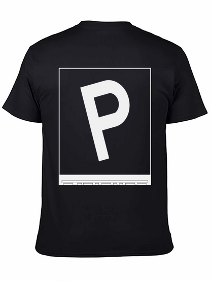Graphic P Black Tee