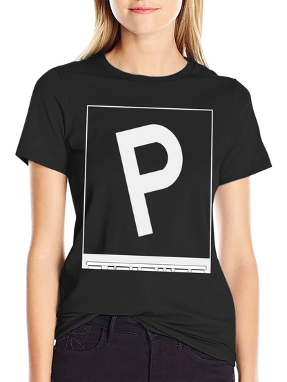Graphic P Black Tee