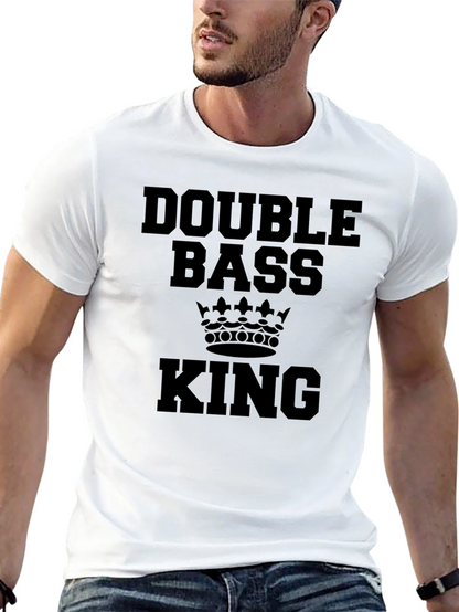 Double Bass King T-Shirt - Black Music Tee