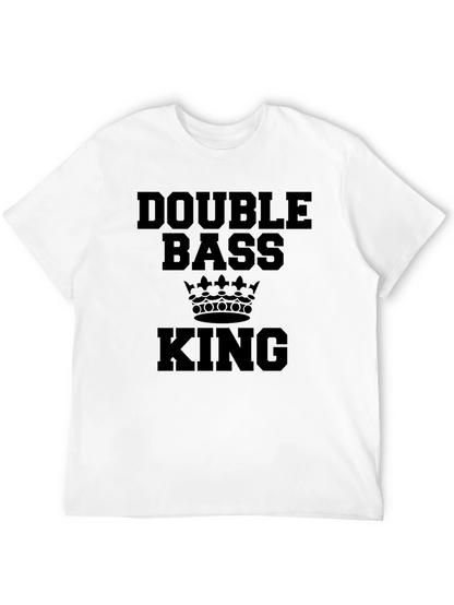 Double Bass King T-Shirt - Black Music Tee