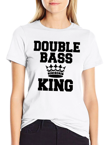 Double Bass King T-Shirt - Black Music Tee