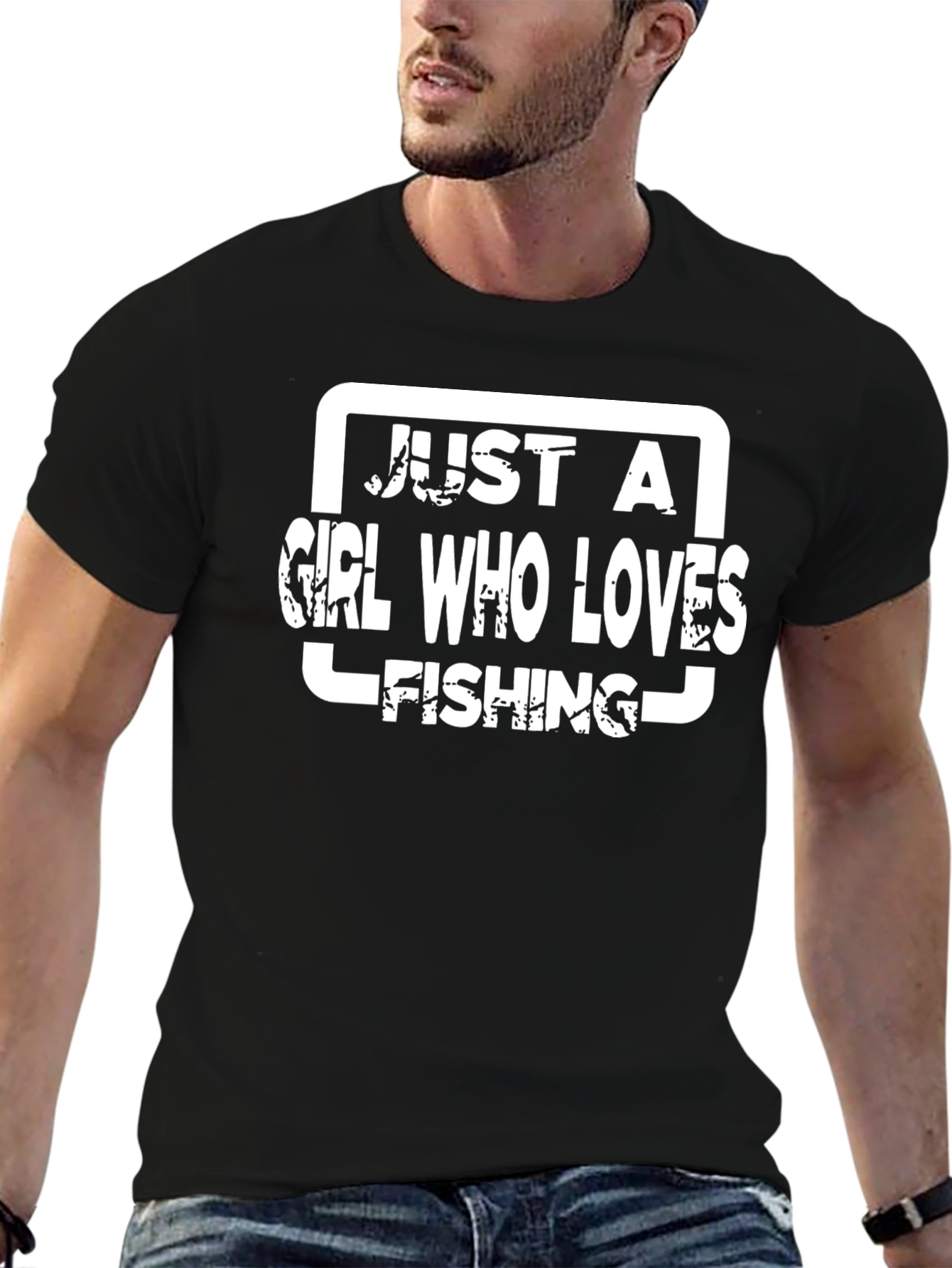 Just a Girl Who Loves Fishing T-Shirt