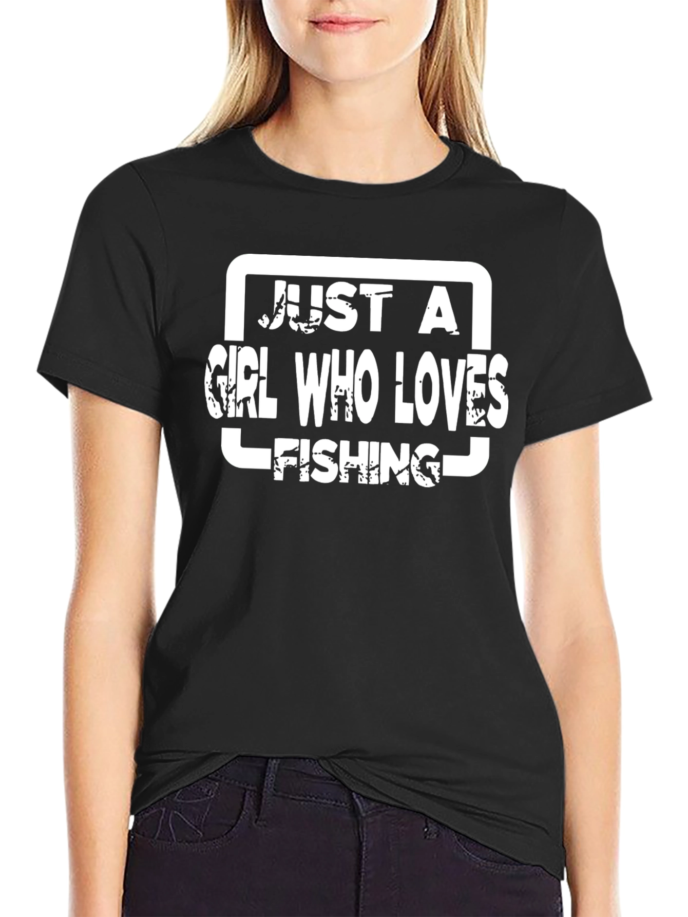 Just a Girl Who Loves Fishing T-Shirt