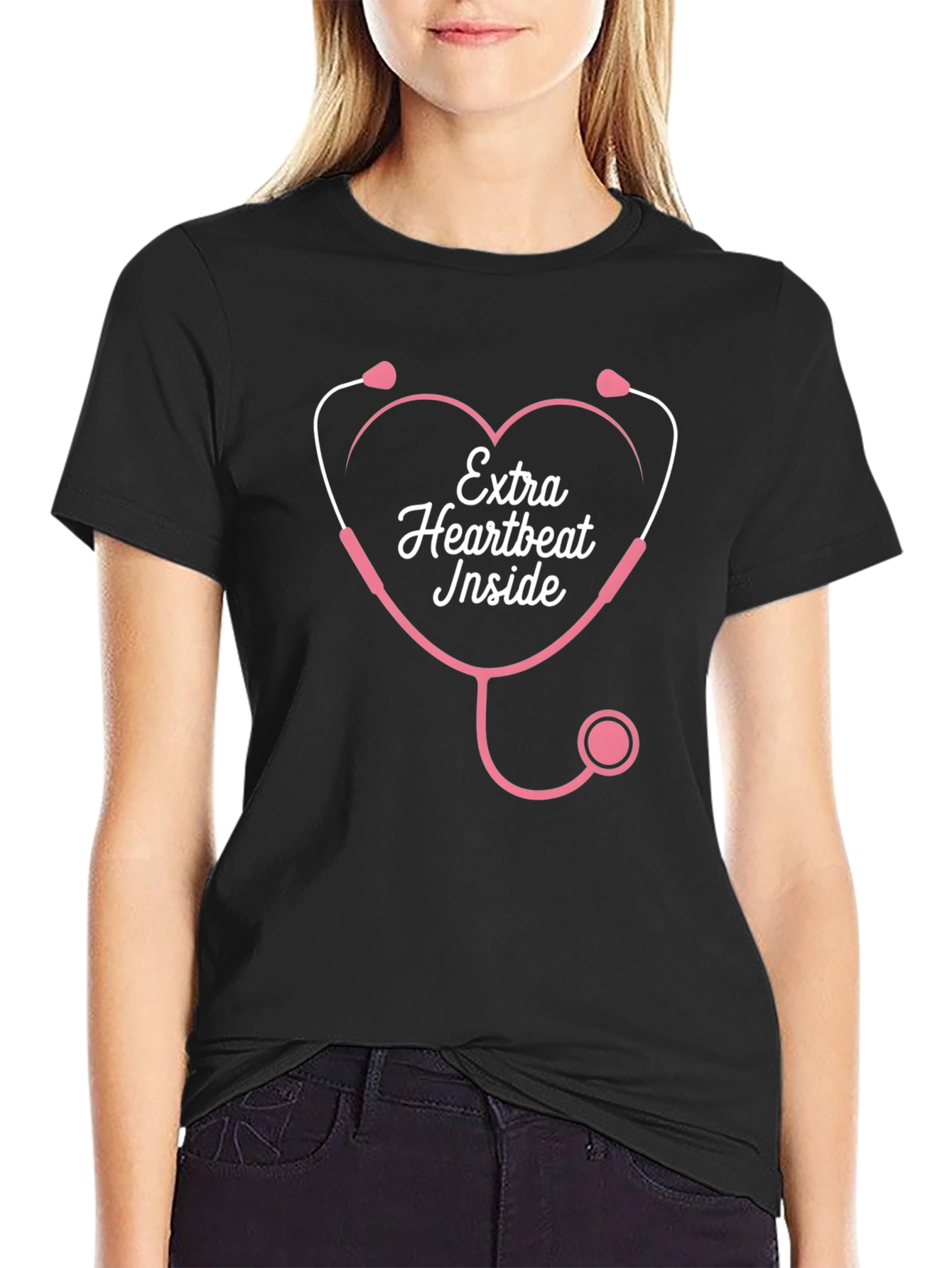 Extra Heartbeat Inside T-Shirt - Expecting Mom Gift