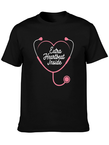 Extra Heartbeat Inside T-Shirt - Expecting Mom Gift