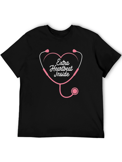 Extra Heartbeat Inside T-Shirt - Expecting Mom Gift