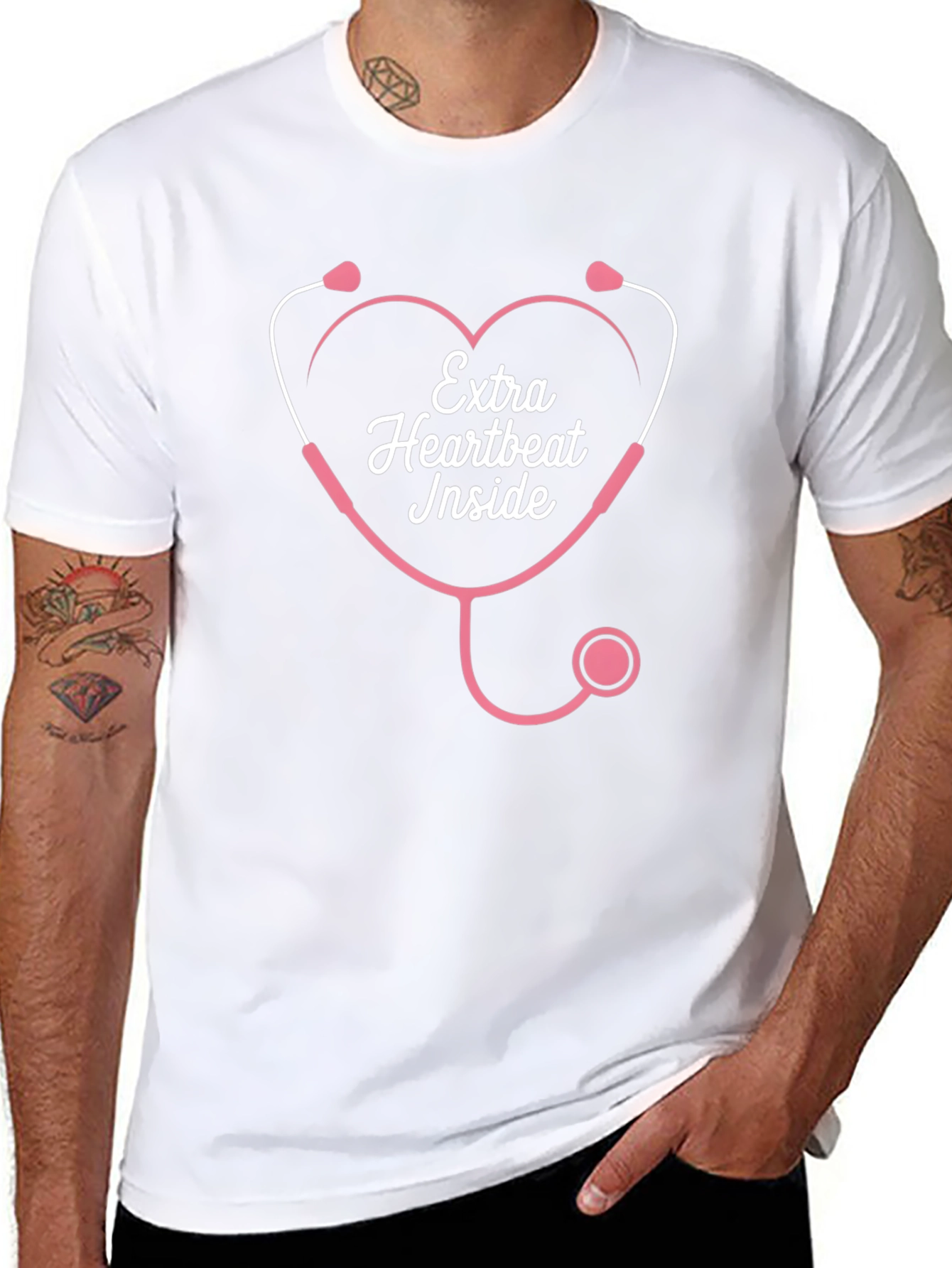 Extra Heartbeat Inside T-Shirt - Expecting Mom Gift