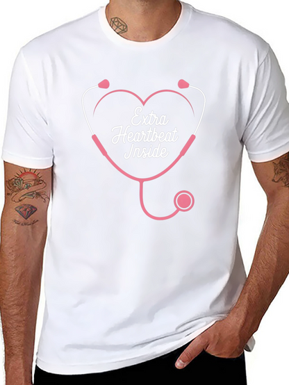 Extra Heartbeat Inside T-Shirt - Expecting Mom Gift
