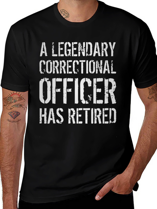 Legendary Correctional Officer Retirement T-Shirt