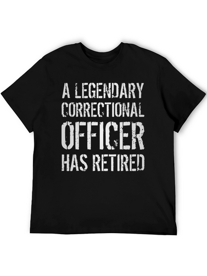 Legendary Correctional Officer Retirement T-Shirt