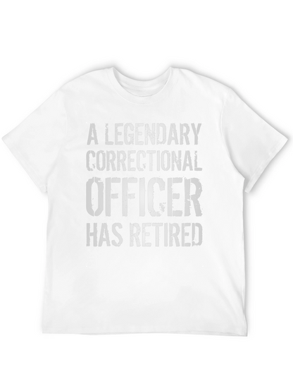 Legendary Correctional Officer Retirement T-Shirt
