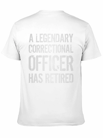Legendary Correctional Officer Retirement T-Shirt