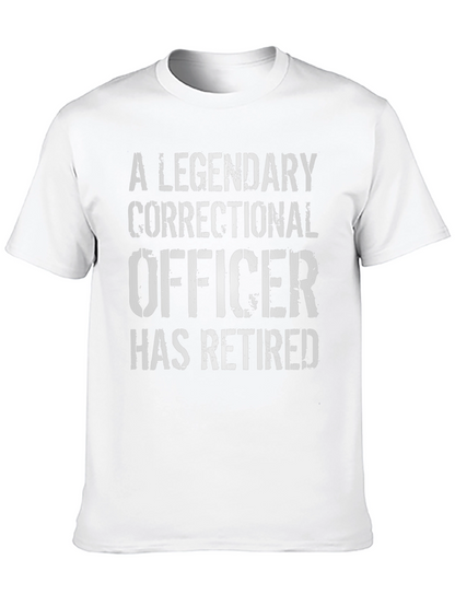Legendary Correctional Officer Retirement T-Shirt
