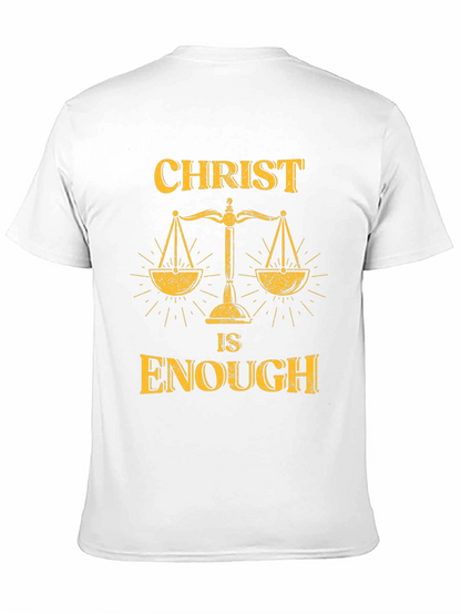 Christ Is Enough Graphic Tee - Mens Black T-Shirt