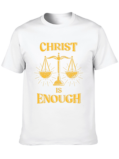 Christ Is Enough Graphic Tee - Mens Black T-Shirt