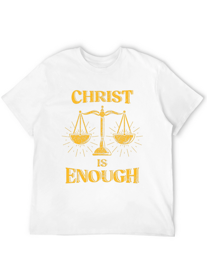 Christ Is Enough Graphic Tee - Mens Black T-Shirt