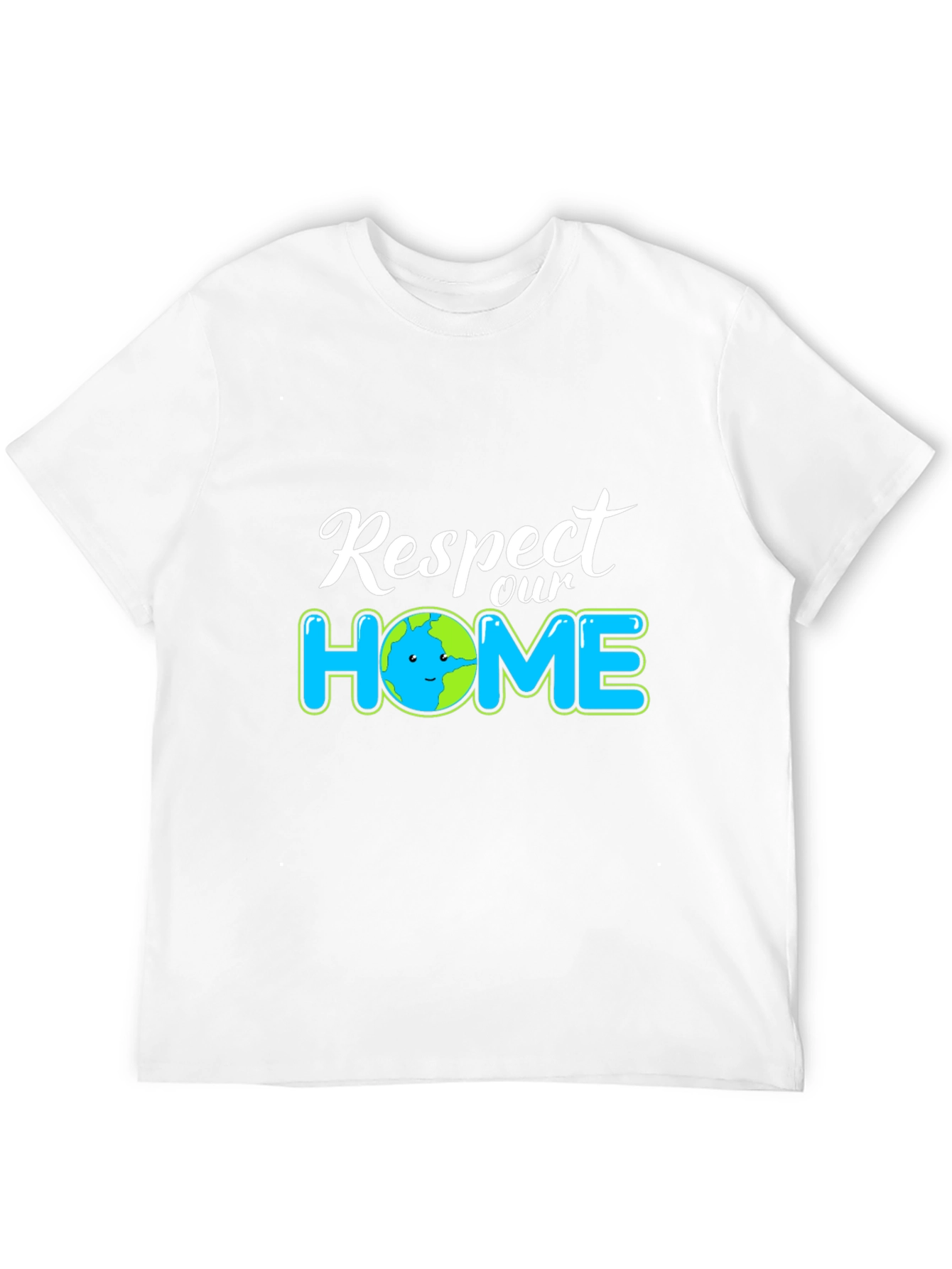 Respect Our Home Earth Graphic Tee