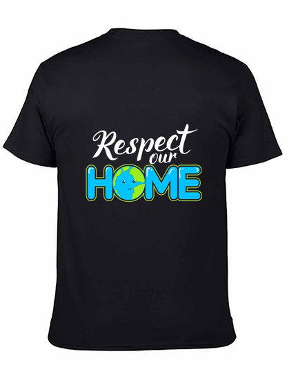 Respect Our Home Earth Graphic Tee