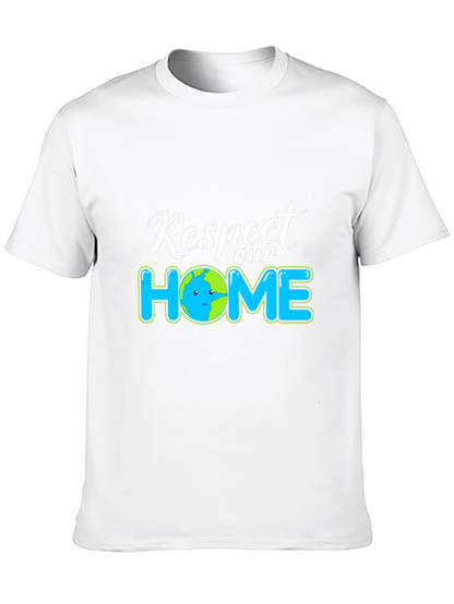 Respect Our Home Earth Graphic Tee