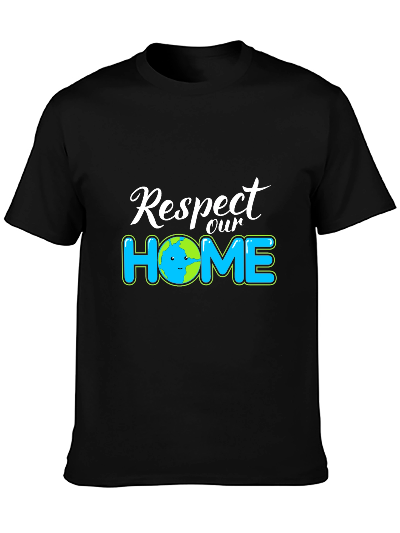 Respect Our Home Earth Graphic Tee