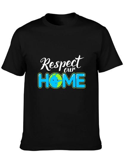 Respect Our Home Earth Graphic Tee