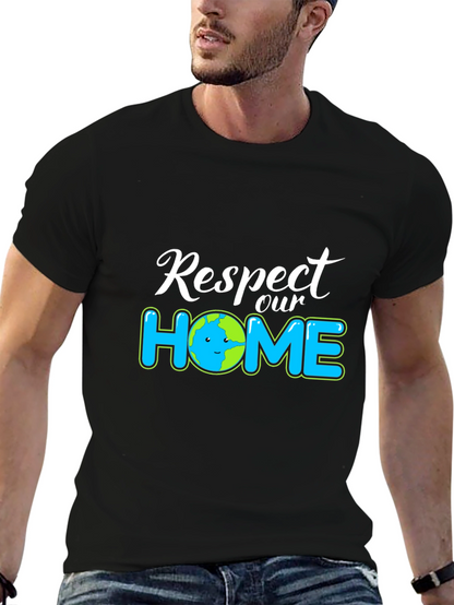 Respect Our Home Earth Graphic Tee