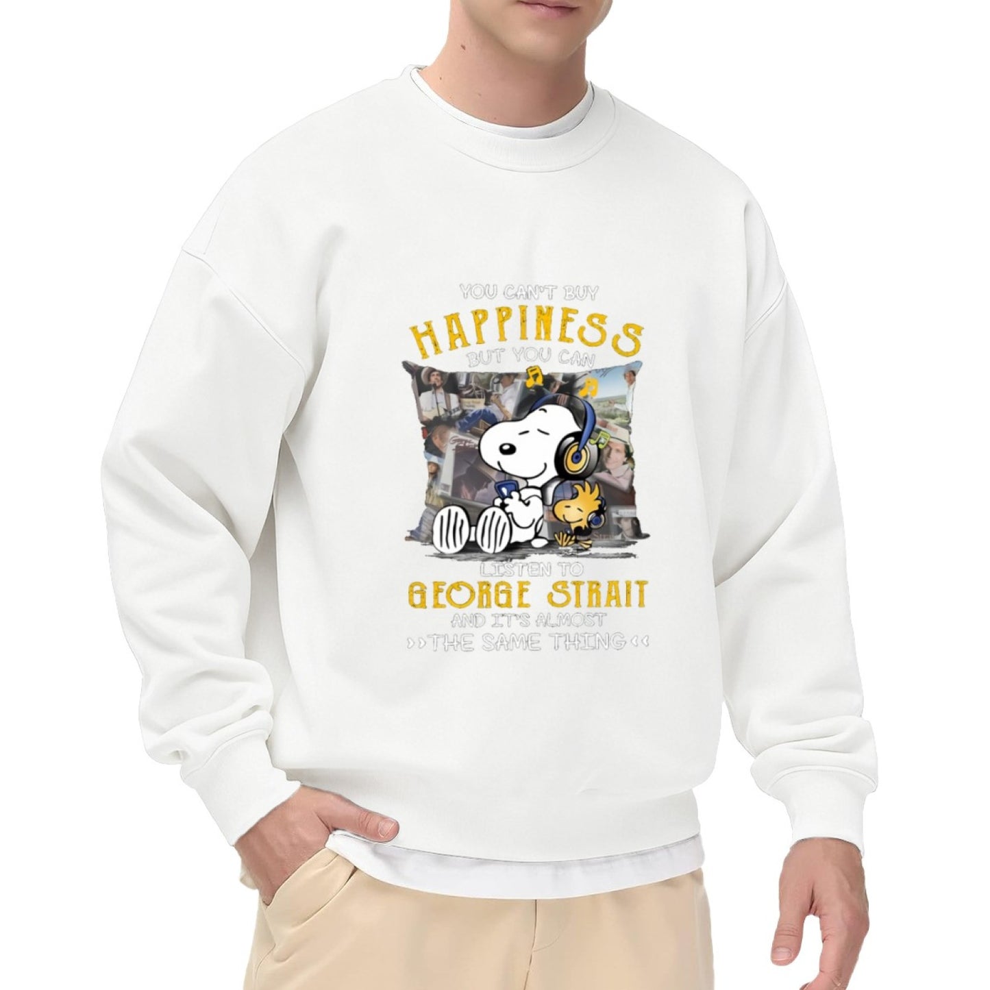 Vintage Country Music Snoopy Graphic Sweatshirt