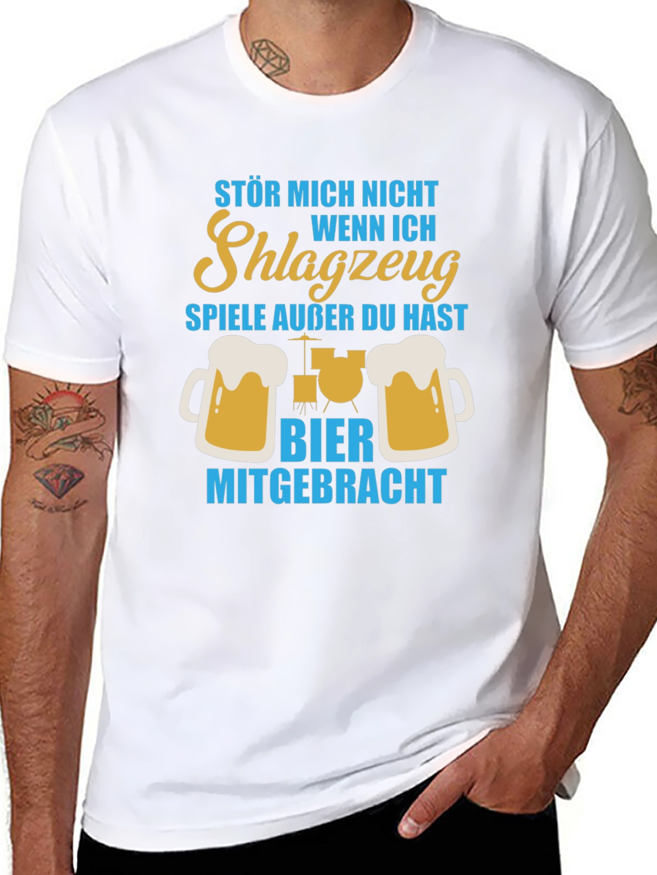 Drummer Beer T-Shirt - Dont Bother Me!