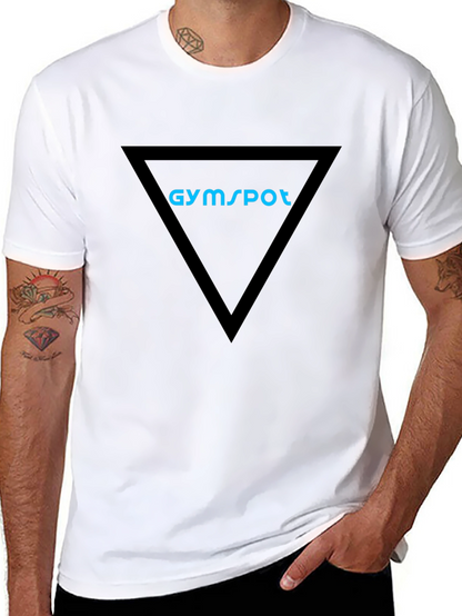 Gymspot Triangle Logo Black T-Shirt