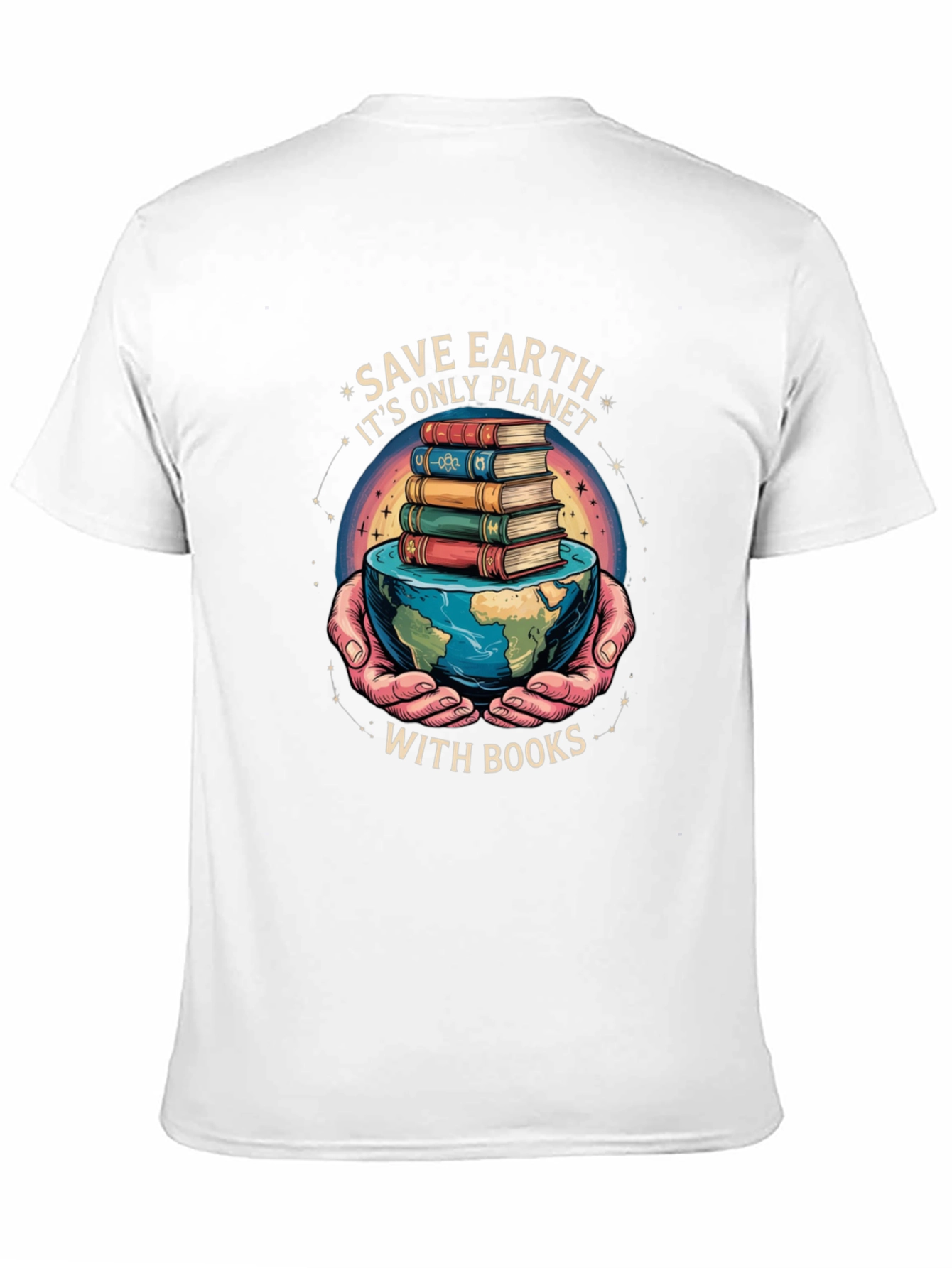 Save Earth with Books T-Shirt