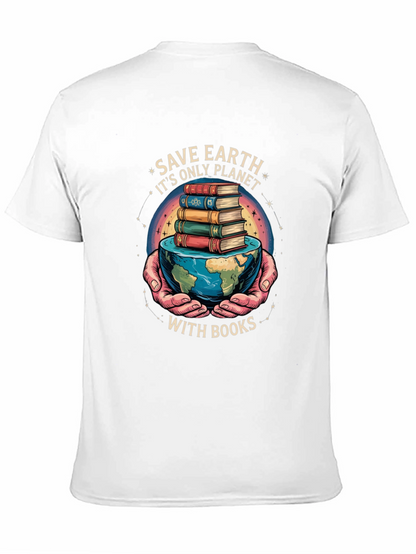 Save Earth with Books T-Shirt