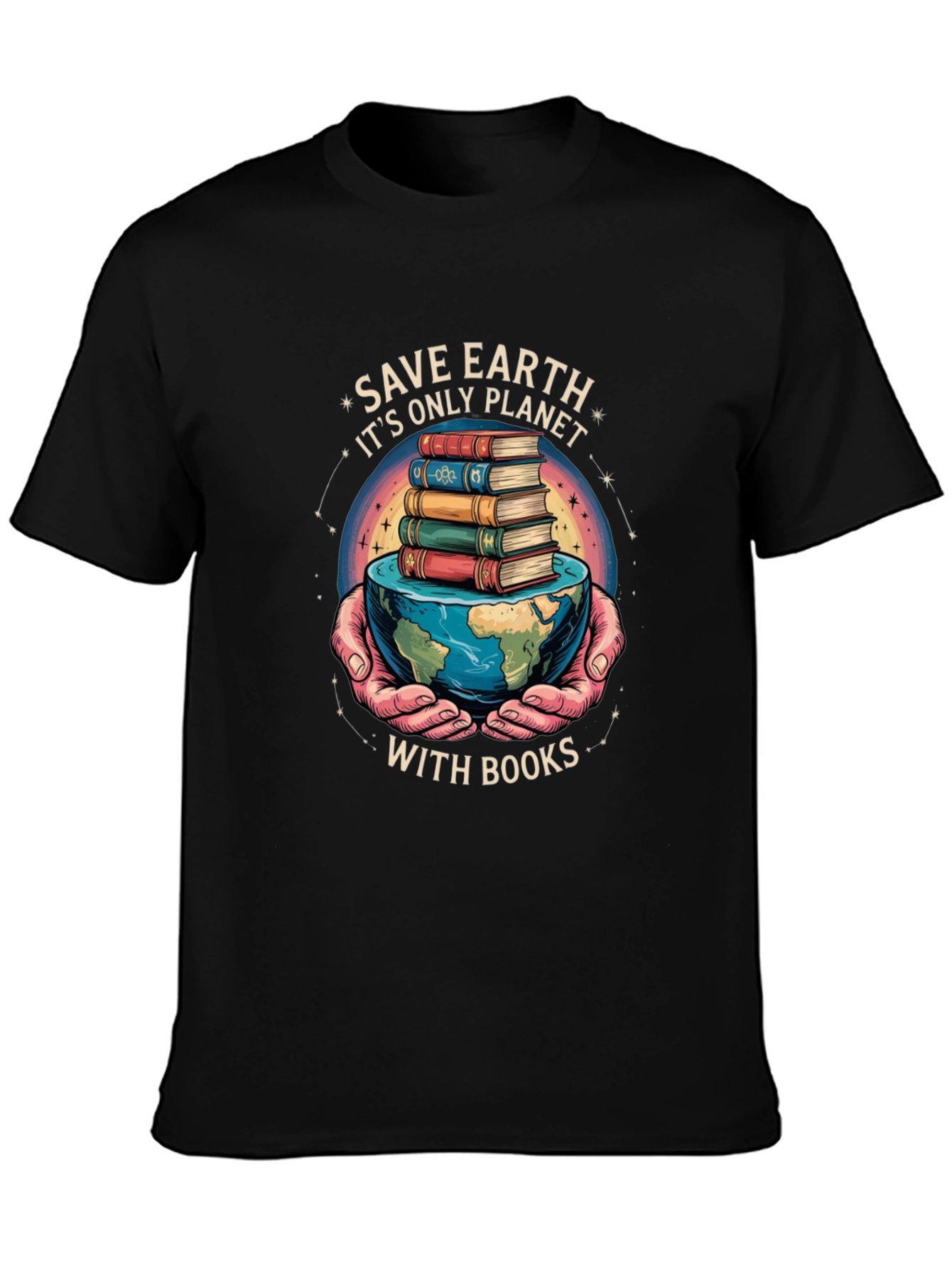 Save Earth with Books T-Shirt