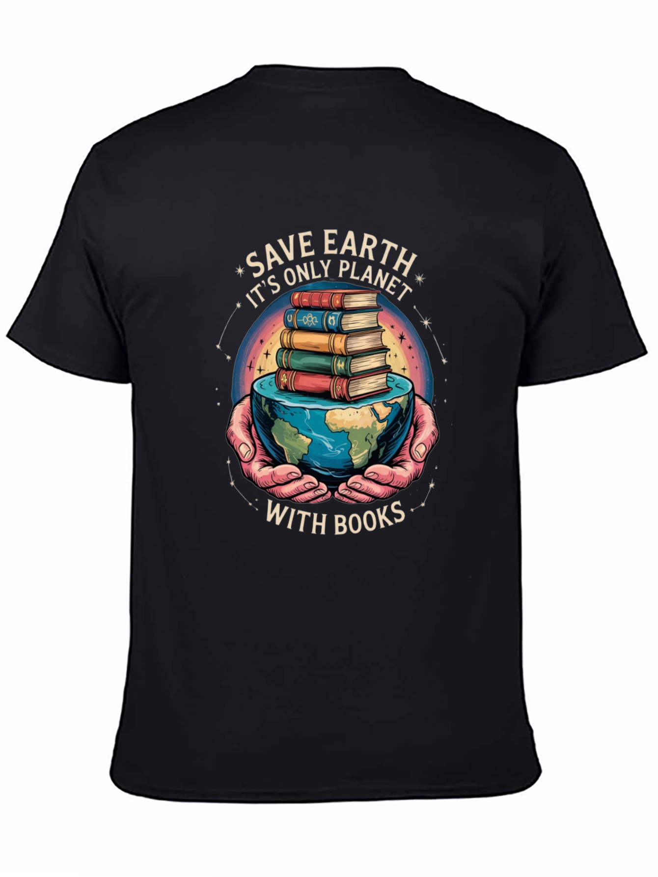 Save Earth with Books T-Shirt
