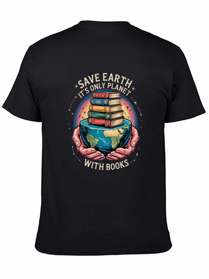 Save Earth with Books T-Shirt