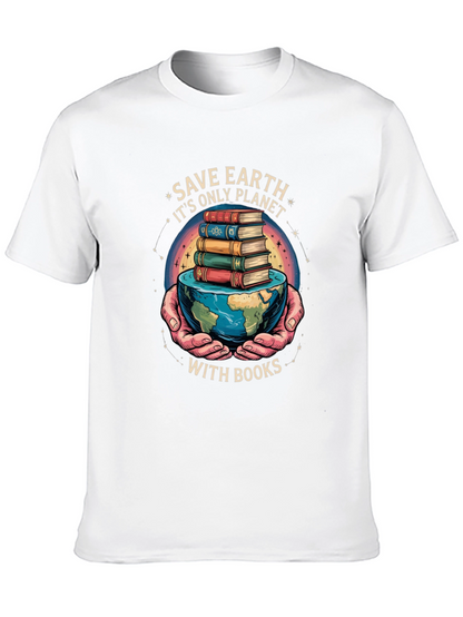 Save Earth with Books T-Shirt